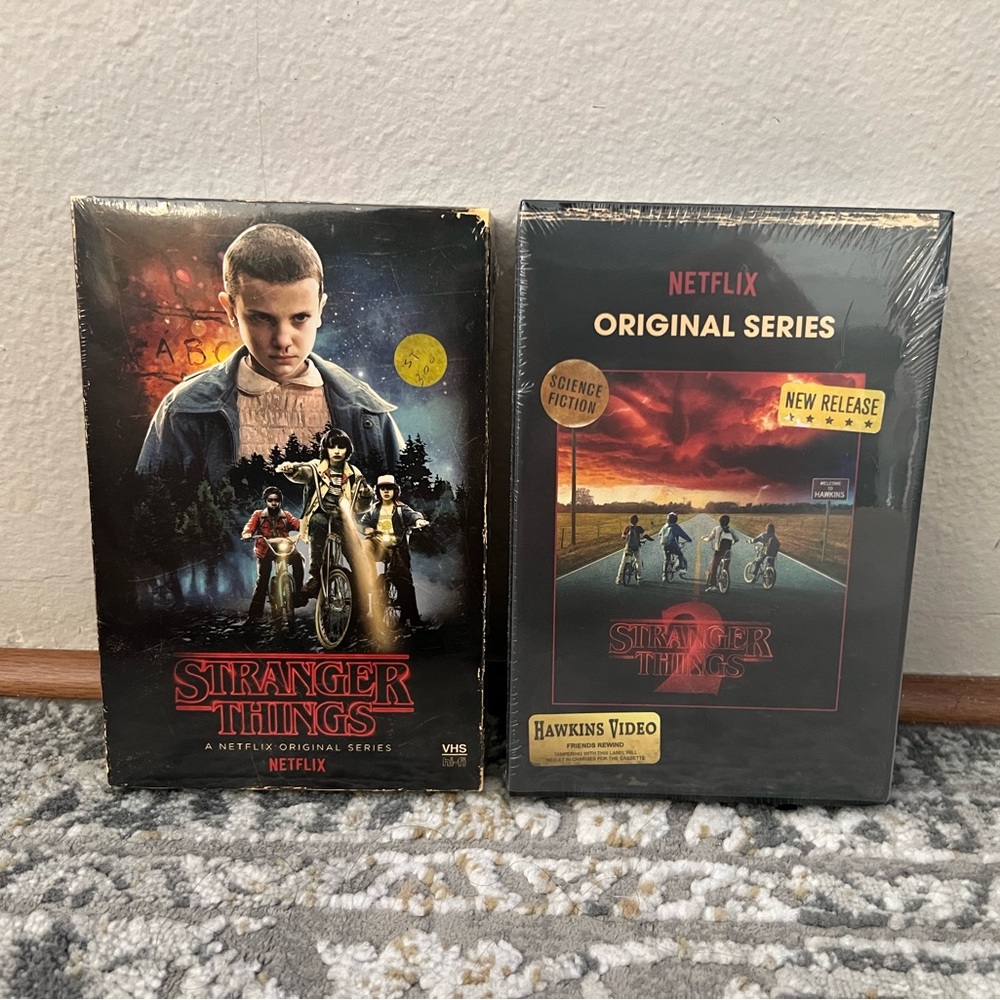 Stranger Things Seasons 1 and 2 DVD sets
